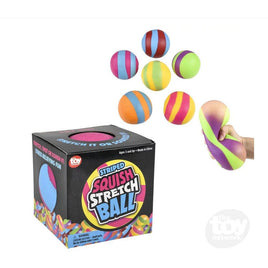 Striped Squish Stretch Ball - ToyTime