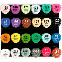 Studio Series Dual Tip Art Markers( Dual - Tip Set of 24 Colors) - ToyTime