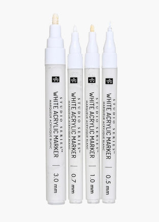Studio Series White Acrylic Markers - ToyTime