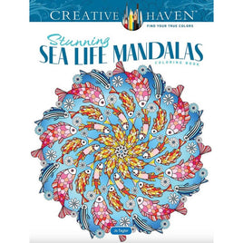 Stunning Sea Life Mandalas Coloring Book - ToyTime