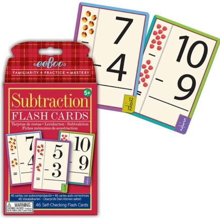 Subtraction Flash Cards - ToyTime