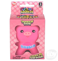Suction Squeezy Peezy Pig 3 inch - ToyTime