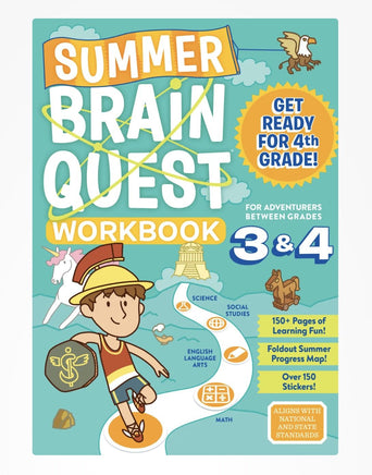 Summer Brain Quest Grades 3 & 4 - ToyTime