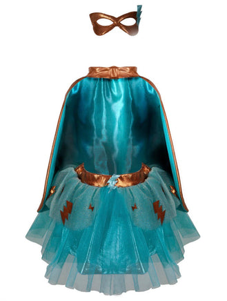 Super duper Tutu/Cape/Mask Copper & Teal - ToyTime