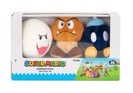 Super Mario Enemies Pack 3pk Mini Set - ToyTime