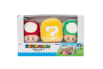 Super Mario Power Up Pack 3pk Mini Set - ToyTime