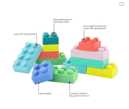 Super Soft 1st Building Blocks In vinyl bag - ToyTime