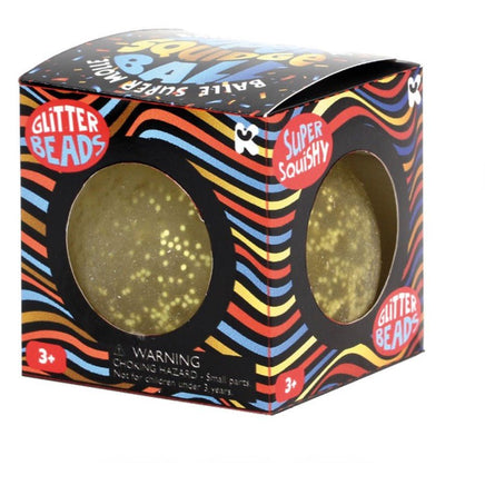 Super Squidge Glitter Beads Ball - ToyTime