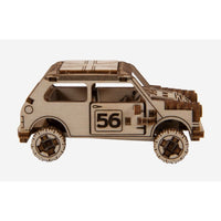 Superfast Wooden 3D Model Rally Car 1..@Hq_Kites - ToyTime