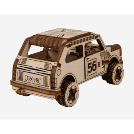 Superfast Wooden 3D Model Rally Car 1..@Hq_Kites - ToyTime