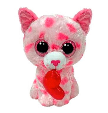 Sweet Cat with heart Beanie Boo - ToyTime