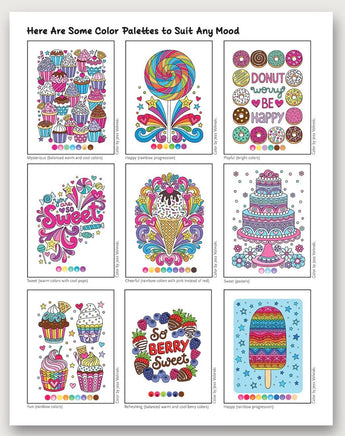 Sweets and Treats Coloring and Activity Book - ToyTime