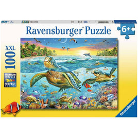 Swim with Sea Turtles 100 pc Puzzle - ToyTime