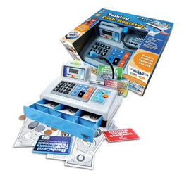 Talking Cash Register Bilingual English Spanish French and Real Calculator - ToyTime