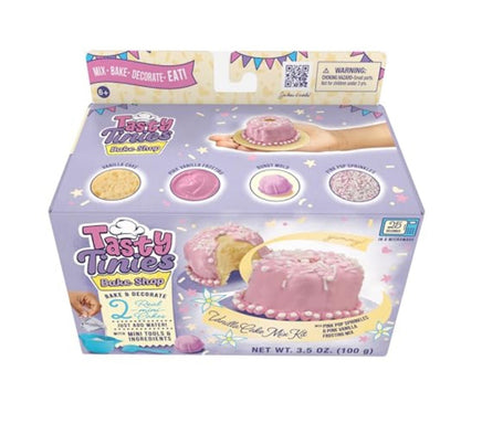 Tasty tinies Vanilla Cake mix with Pink Sprinkles - ToyTime