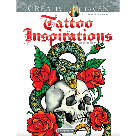 Tattoo Inspirations Coloring Book - ToyTime