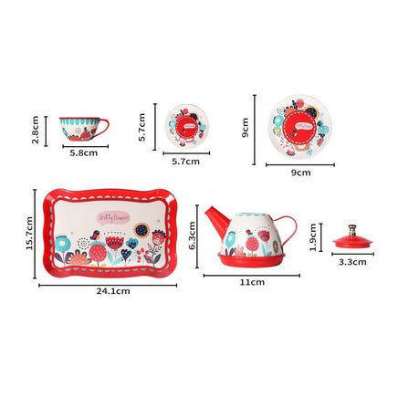 Tea Set Pretend Play 15 pieces - ToyTime