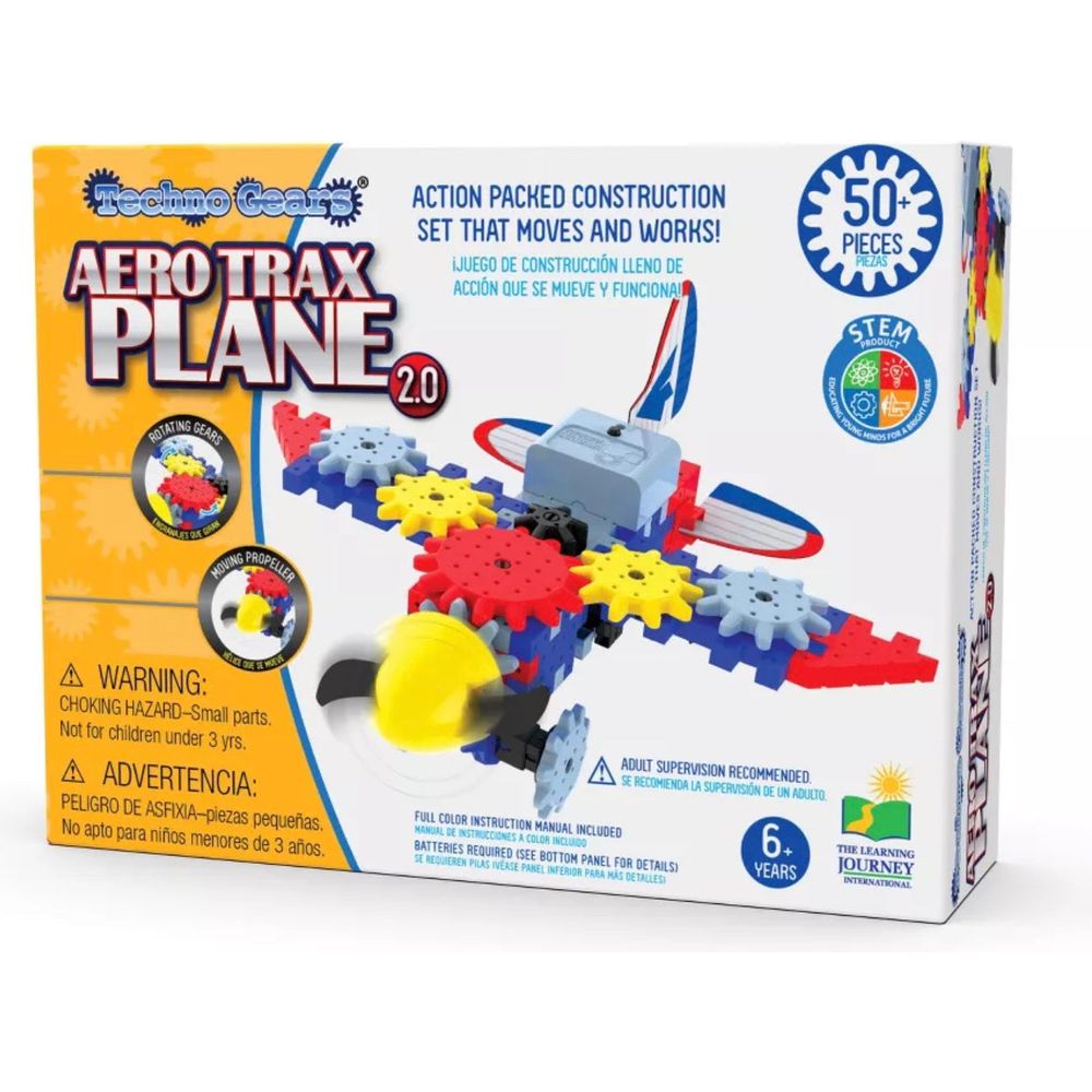 trax gear The Learning Journey Techno Gears Aero Trax Plane 2.0 184523