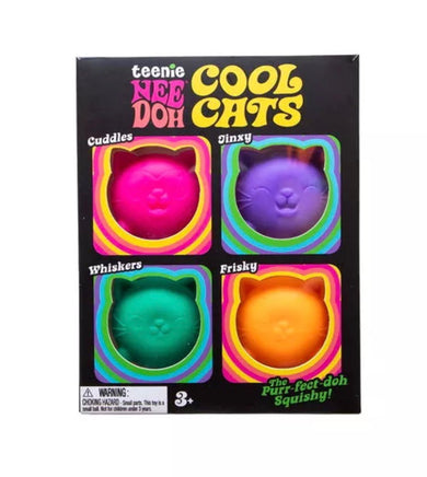 Teenie Cool Cats NeeDoh 4 - Pack - ToyTime