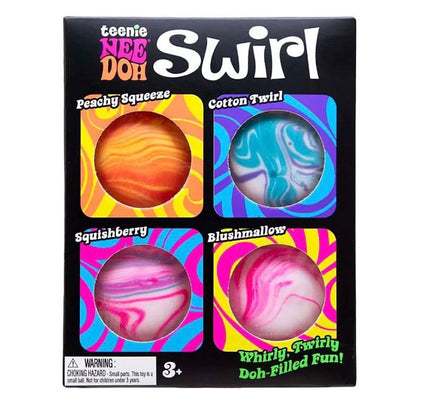 Teenie Swirl Stress Ball NeeDoh 4 - Pack - ToyTime