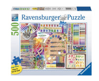 The artist's palette 500pc puzzle - ToyTime