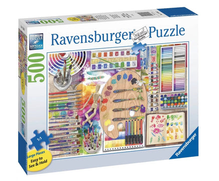 The artist's palette 500pc puzzle - ToyTime
