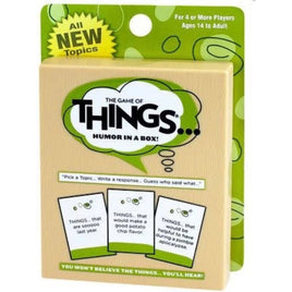 The Game Of Things Cards..@Playmonster - ToyTime