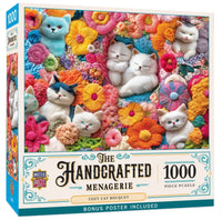The HandCrafted Menagerie With Poster 1000pcs Jigsaw Puzzle - ToyTime