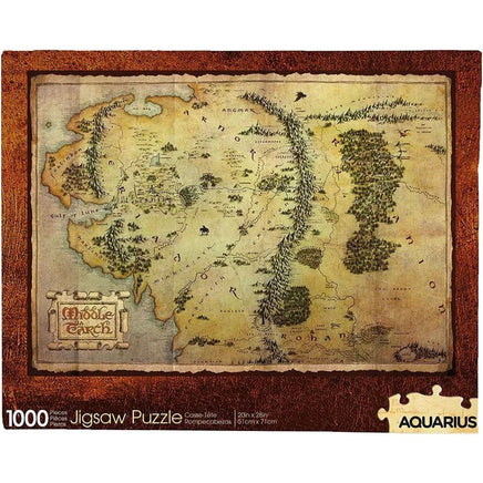 The Hobbit Map 1000 Piece Jigsaw Puzzle - ToyTime