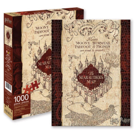 The Marauders Map Harry Potter 1000pc Puzzle - ToyTime