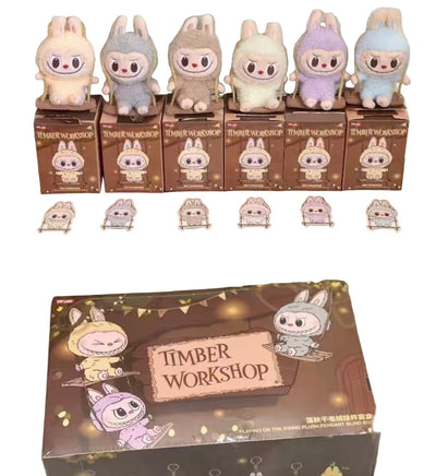 The Monsters Timber Workshop Playing on the Swing Plush Blind Box - ToyTime