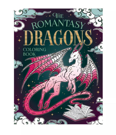 The Romantasy Dragons Coloring Book - ToyTime