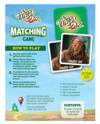 The Wizard of Oz Matching Game - ToyTime