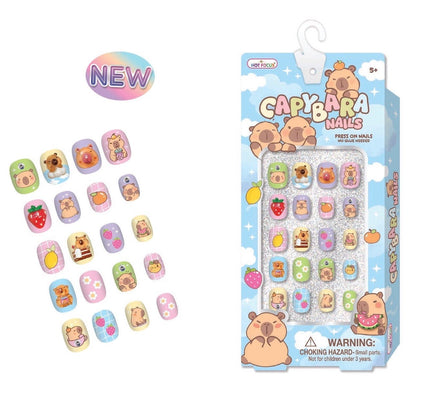 Themed Capybara Nails - ToyTime