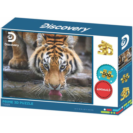 Tiger Discovery 3D Jigsaw Puzzle 10472 500pc - ToyTime