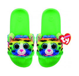 TIGERLY Bow Cat Slippers slides Medium - ToyTime