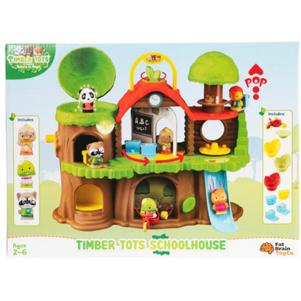 Timber Tots Schoolhouse@ Brain Toy - ToyTime