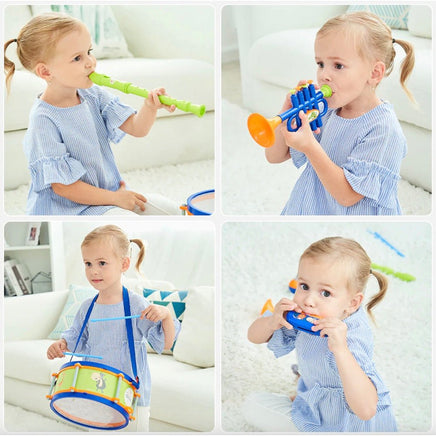 Toddler Kids Drum Set Musical Instruments Toys - ToyTime