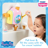 Toomies Peppa Pig Bubble Ice Cream Maker Bath Toy - ToyTime