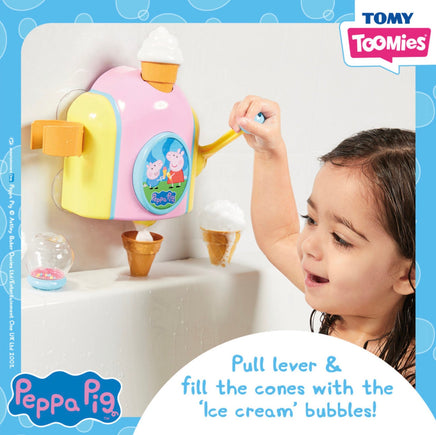 Toomies Peppa Pig Bubble Ice Cream Maker Bath Toy - ToyTime