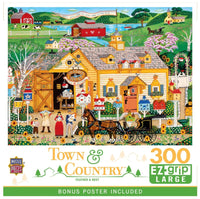 Town and Country Feather and Nest With Poster 300pcs Jigsaw Puzzle - ToyTime
