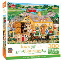 Town and Country Feather and Nest With Poster 300pcs Jigsaw Puzzle - ToyTime
