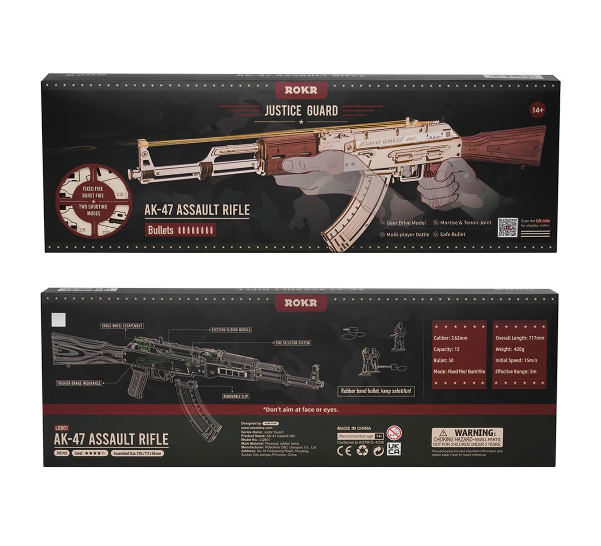 Toy Assault Rifle Wooden Puzzle Toys| ToyTime