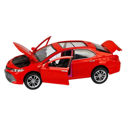 Toyota Camry Medium Size Die - cast car pull back,open door,open hood,open trunk - 1:28 - ToyTime