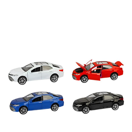 Toyota Camry Medium Size Die - cast car pull back,open door,open hood,open trunk - 1:28 - ToyTime