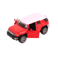 Toyota FJ Pull back die - cast metal car, door open function 1:32 - ToyTime