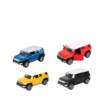 Toyota FJ Pull back die - cast metal car, door open function 1:32 - ToyTime