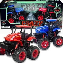 Tractor 2PK Blue & red - ToyTime