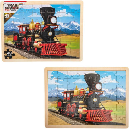 Train 48pc wooden puzzle - ToyTime