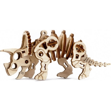 Triceratops wooden 3D model - ToyTime